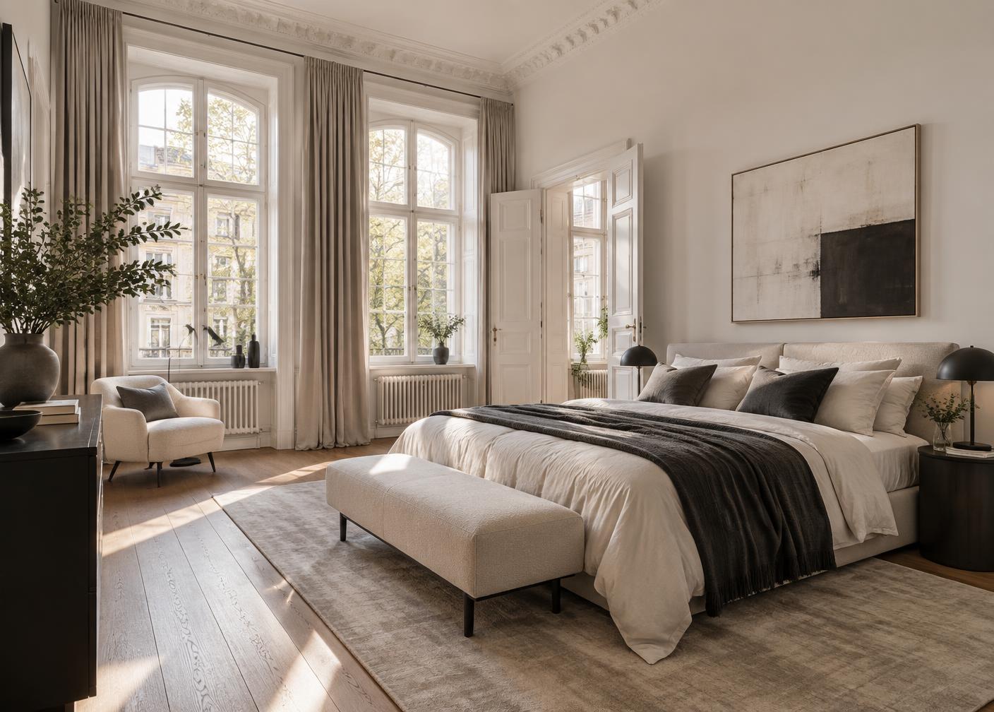 Elegantes Schlafzimmer